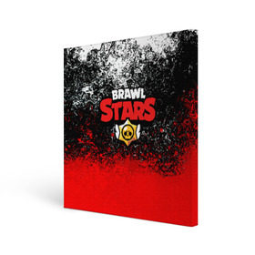 Холст квадратный с принтом BRAWL STARS в Ухте, 100% ПВХ |  | android | brawl stars | games | mobile game | stars | игры | мобильные игры