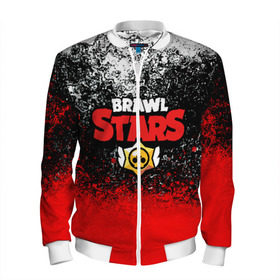 Мужской бомбер 3D с принтом BRAWL STARS в Ухте, 100% полиэстер | застегивается на молнию, по бокам два кармана без застежек, по низу бомбера и на воротнике - эластичная резинка | android | brawl stars | games | mobile game | stars | игры | мобильные игры