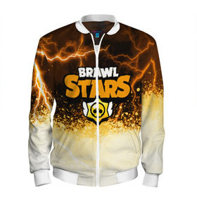 Мужской бомбер 3D с принтом BRAWL STARS в Ухте, 100% полиэстер | застегивается на молнию, по бокам два кармана без застежек, по низу бомбера и на воротнике - эластичная резинка | android | brawl stars | games | mobile game | stars | игры | мобильные игры