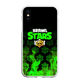 Чехол для iPhone XS Max матовый с принтом BRAWL STARS в Ухте, Силикон | Область печати: задняя сторона чехла, без боковых панелей | brawl stars | bull | colt | leon | stars | берли | бо | брок | ворон | джесси | динамайк | дэррил | кольт | леон | мортис | нита | пайпер | пенни | поко | пэм | рикошет | спайк | тара | фрэнк | шелли | эль примо