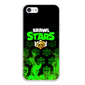 Чехол для iPhone 5/5S матовый с принтом BRAWL STARS в Ухте, Силикон | Область печати: задняя сторона чехла, без боковых панелей | brawl stars | bull | colt | leon | stars | берли | бо | брок | ворон | джесси | динамайк | дэррил | кольт | леон | мортис | нита | пайпер | пенни | поко | пэм | рикошет | спайк | тара | фрэнк | шелли | эль примо