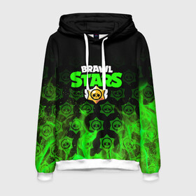 Мужская толстовка 3D с принтом BRAWL STARS в Ухте, 100% полиэстер | двухслойный капюшон со шнурком для регулировки, мягкие манжеты на рукавах и по низу толстовки, спереди карман-кенгуру с мягким внутренним слоем. | brawl stars | bull | colt | leon | stars | берли | бо | брок | ворон | джесси | динамайк | дэррил | кольт | леон | мортис | нита | пайпер | пенни | поко | пэм | рикошет | спайк | тара | фрэнк | шелли | эль примо