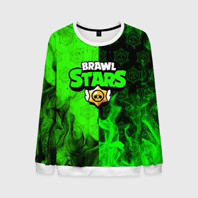 Мужской свитшот 3D с принтом BRAWL STARS в Ухте, 100% полиэстер с мягким внутренним слоем | круглый вырез горловины, мягкая резинка на манжетах и поясе, свободная посадка по фигуре | brawl stars | bull | colt | leon | stars | берли | бо | брок | ворон | джесси | динамайк | дэррил | кольт | леон | мортис | нита | пайпер | пенни | поко | пэм | рикошет | спайк | тара | фрэнк | шелли | эль примо