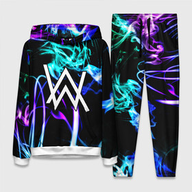 Женский костюм 3D (с толстовкой) с принтом ALAN WALKER в Ухте,  |  | alan walker | aw | electro | electro music | music | алан уокер | музыка | музыкант | электро | электронная музыка