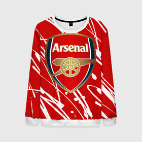Мужской свитшот 3D с принтом Arsenal в Ухте, 100% полиэстер с мягким внутренним слоем | круглый вырез горловины, мягкая резинка на манжетах и поясе, свободная посадка по фигуре | arsenal | arsenal fc | the gunners | английский клуб | арсенал | лондон | лондонский арсенал | премьер лига | футбол | футболист | футбольный клуб