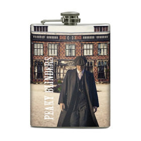 Фляга с принтом Peaky Blinders в Ухте, металлический корпус | емкость 0,22 л, размер 125 х 94 мм. Виниловая наклейка запечатывается полностью | blinders | peaky | shelby | thomas | козырьки | острые | сериалы | томас | шелби