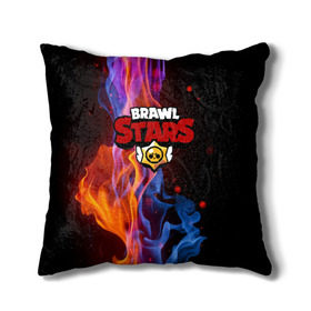 Подушка 3D с принтом Brawl Stars в Ухте, наволочка – 100% полиэстер, наполнитель – холлофайбер (легкий наполнитель, не вызывает аллергию). | состоит из подушки и наволочки. Наволочка на молнии, легко снимается для стирки | brawl | brawl stars | stars | бравл | бравл старс | браво старс | игра | компьютерная | онлайн | старс