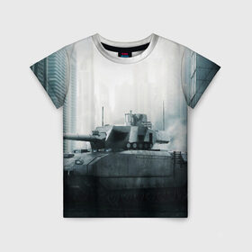 Детская футболка 3D ТАНКИ 2019: в Ухте, 100% гипоаллергенный полиэфир | прямой крой, круглый вырез горловины, длина до линии бедер, чуть спущенное плечо, ткань немного тянется | game | tank | war | боевой танк | война | выстрел | дым | игра | искры | огонь | пламя | танк | танкист | техника