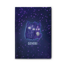 Обложка для автодокументов с принтом Близнецы в Ухте, натуральная кожа |  размер 19,9*13 см; внутри 4 больших “конверта” для документов и один маленький отдел — туда идеально встанут права | вселенная | гороскоп | знаки зодиака | зодиак | космос | медитация | планеты
