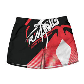 Женские шорты 3D с принтом Форма для мотокросса FOX в Ухте, 100% полиэстер | прямой крой, два кармана без застежек по бокам. Мягкая трикотажная резинка на поясе, внутри которой широкие завязки. Длина до середины бедра | bike | crash | drift | extreme | fox | motor cycle | motorbike | motorcycle | race | racing | rally | turbo | автомобил | быстрый | классика | мотокросс | мотоцикл | экстрим