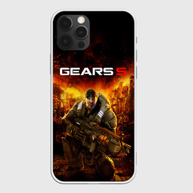 Чехол для iPhone 12 Pro Max с принтом GEARS 5 в Ухте, Силикон |  | alien | combat | fight | game | gears 5 | gears of war | gun | human | man | monsters | powerful | saw | strong | war | weapon | игры