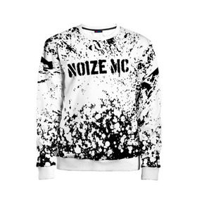 Детский свитшот 3D с принтом NOIZE MC в Ухте, 100% полиэстер | свободная посадка, прямой крой, мягкая тканевая резинка на рукавах и понизу свитшота | Тематика изображения на принте: noize mc | rap | все как у людей | гой еси | нойз мс | рэп | чайлдфри.