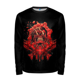 Мужской лонгслив 3D с принтом Gears of war в Ухте, 100% полиэстер | длинные рукава, круглый вырез горловины, полуприлегающий силуэт | gears | gears of war | гиарс | маркус | феникс