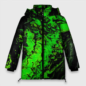 Женская зимняя куртка 3D Тёмные зеленые краски: в Ухте, верх — 100% полиэстер; подкладка — 100% полиэстер; утеплитель — 100% полиэстер | длина ниже бедра, силуэт Оверсайз. Есть воротник-стойка, отстегивающийся капюшон и ветрозащитная планка. 
Боковые карманы с листочкой на кнопках и внутренний карман на молнии | abstract | acrylic | art | color | liquid | modern | paint | painting | splash | абстракция | акрил | арт | брызги | жидкость | искусство | краска | рисунок | современный