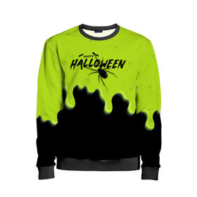 Детский свитшот 3D с принтом Happy Halloween в Ухте, 100% полиэстер | свободная посадка, прямой крой, мягкая тканевая резинка на рукавах и понизу свитшота | Тематика изображения на принте: ghost | halloween | ведьма | джек | дух | кельты | монстр | нечисть | паук | паутина | праздник | привидение | призрак | пугало | тень | тыква | хеллоуин | хэллоуин