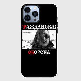 Чехол для iPhone 13 Pro Max с принтом Гр.Об + Анархия (спина) в Ухте,  |  | Тематика изображения на принте: punk | punks not dead | гр.об. | гражданская оборона | гроб | егор летов | панки | хой