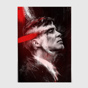 Постер с принтом Peaky Blinders в Ухте, 100% бумага
 | бумага, плотность 150 мг. Матовая, но за счет высокого коэффициента гладкости имеет небольшой блеск и дает на свету блики, но в отличии от глянцевой бумаги не покрыта лаком | blinders | peaky | shelby | thomas | козырьки | острые | сериалы | томас | шелби
