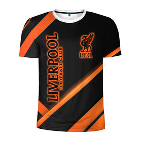 Мужская футболка 3D спортивная с принтом Liverpool F.C. в Ухте, 100% полиэстер с улучшенными характеристиками | приталенный силуэт, круглая горловина, широкие плечи, сужается к линии бедра | anfield | champions league | doelpunt | espn | goals | league | lfc | liverpool fc | madrid | melwood | mo salah | premier | voetbal | ziggo | британский | клуб | ливерпуль | футбольный