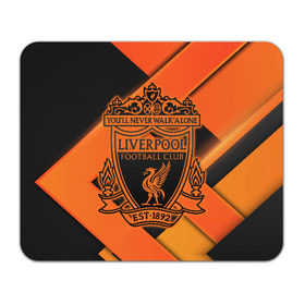 Коврик для мышки прямоугольный с принтом Liverpool F.C. в Ухте, натуральный каучук | размер 230 х 185 мм; запечатка лицевой стороны | 