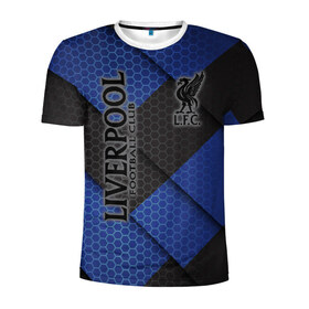 Мужская футболка 3D спортивная с принтом Liverpool F.C. в Ухте, 100% полиэстер с улучшенными характеристиками | приталенный силуэт, круглая горловина, широкие плечи, сужается к линии бедра | anfield | champions league | doelpunt | espn | goals | league | lfc | liverpool fc | madrid | melwood | mo salah | premier | voetbal | ziggo | британский | клуб | ливерпуль | футбольный