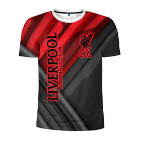 Мужская футболка 3D спортивная с принтом Liverpool F.C. в Ухте, 100% полиэстер с улучшенными характеристиками | приталенный силуэт, круглая горловина, широкие плечи, сужается к линии бедра | anfield | champions league | doelpunt | espn | goals | league | lfc | liverpool fc | madrid | melwood | mo salah | premier | voetbal | ziggo | британский | клуб | ливерпуль | футбольный