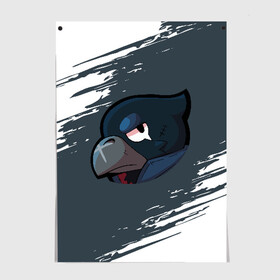 Постер с принтом BRAWL STARS CROW в Ухте, 100% бумага
 | бумага, плотность 150 мг. Матовая, но за счет высокого коэффициента гладкости имеет небольшой блеск и дает на свету блики, но в отличии от глянцевой бумаги не покрыта лаком | brawl stars | bull | colt | crow | leon | stars | берли | бо | брок | ворон | джесси | динамайк | дэррил | кольт | леон | мортис | нита | пайпер | пенни | поко | пэм | рикошет | спайк | фрэнк | шелли | эль примо