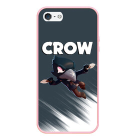 Чехол для iPhone 5/5S матовый BRAWL STARS CROW: в Ухте, Силикон | Область печати: задняя сторона чехла, без боковых панелей | brawl stars | bull | colt | crow | leon | stars | берли | бо | брок | ворон | джесси | динамайк | дэррил | кольт | леон | мортис | нита | пайпер | пенни | поко | пэм | рикошет | спайк | фрэнк | шелли | эль примо