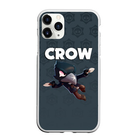 Чехол для iPhone 11 Pro матовый с принтом BRAWL STARS CROW в Ухте, Силикон |  | brawl stars | bull | colt | crow | leon | stars | берли | бо | брок | ворон | джесси | динамайк | дэррил | кольт | леон | мортис | нита | пайпер | пенни | поко | пэм | рикошет | спайк | фрэнк | шелли | эль примо