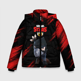 Зимняя куртка для мальчиков 3D с принтом Brawl Stars CROW в Ухте, ткань верха — 100% полиэстер; подклад — 100% полиэстер, утеплитель — 100% полиэстер | длина ниже бедра, удлиненная спинка, воротник стойка и отстегивающийся капюшон. Есть боковые карманы с листочкой на кнопках, утяжки по низу изделия и внутренний карман на молнии. 

Предусмотрены светоотражающий принт на спинке, радужный светоотражающий элемент на пуллере молнии и на резинке для утяжки | brawl | brawl stars | crow | leon | stars | бравл | бравл старс | браво старс | игра | компьютерная | кров | леон | онлайн | старс
