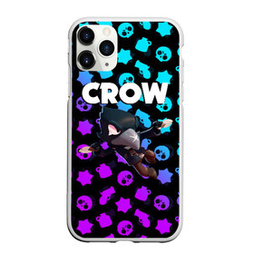 Чехол для iPhone 11 Pro матовый с принтом BRAWL STARS CROW в Ухте, Силикон |  | brawl stars | bull | colt | crow | leon | stars | берли | бо | брок | ворон | джесси | динамайк | дэррил | кольт | леон | мортис | нита | пайпер | пенни | поко | пэм | рикошет | спайк | фрэнк | шелли | эль примо