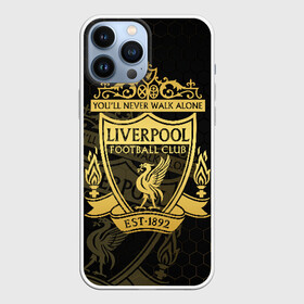 Чехол для iPhone 13 Pro Max с принтом Ливерпуль в Ухте,  |  | Тематика изображения на принте: liverpool | liverpool fc | ynwa | you never walk alone | ливерпуль | фан ливерпуля | фанатская | футбол | футболист | футбольный клуб | энфильд