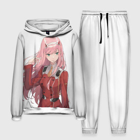 Мужской костюм 3D (с толстовкой) ноль два волосы: в Ухте,  |  | 02 | anime | darling in the franxx | hiro | manga | zero two | аниме | ахегао | любимый во франксе | манга | милый во франксе | ноль два | хиро