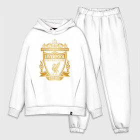Мужской костюм хлопок OVERSIZE с принтом LIVERPOOL в Ухте,  |  | lfc | liverpool | sport | ynwa | ливерпуль | лфк | спорт