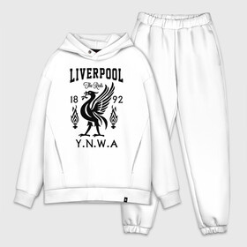 Мужской костюм хлопок OVERSIZE с принтом LIVERPOOL в Ухте,  |  | lfc | liverpool | sport | ynwa | ливерпуль | лфк | спорт
