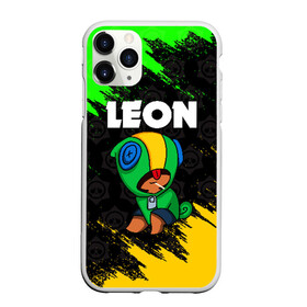 Чехол для iPhone 11 Pro матовый с принтом BRAWL STARS LEON в Ухте, Силикон |  | brawl stars | bull | colt | crow | leon | stars | берли | бо | брок | ворон | джесси | динамайк | дэррил | кольт | леон | мортис | нита | пайпер | пенни | поко | пэм | рикошет | спайк | фрэнк | шелли | эль примо