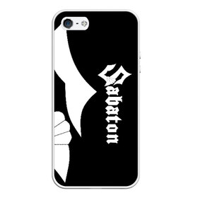 Чехол для iPhone 5/5S матовый с принтом Sabaton в Ухте, Силикон | Область печати: задняя сторона чехла, без боковых панелей | battle metal | primo victoria | sabaton | the art of war | the great war | группа | йоаким броден | латный ботинок | метал | пауэр | рыцарские доспехи | сабатон | собатон | хэви