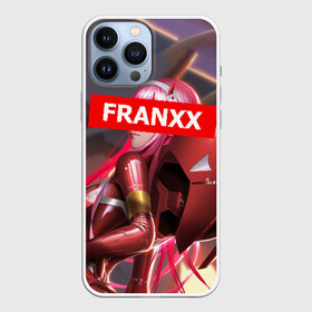 Чехол для iPhone 13 Pro Max ноль два прим: в Ухте,  |  | 02 | anime | darling in the franxx | hiro | manga | zero two | аниме | ахегао | любимый во франксе | манга | милый во франксе | ноль два | хиро