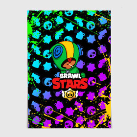 Постер BRAWL STARS LEON | ЛЕОН: в Ухте, 100% бумага
 | бумага, плотность 150 мг. Матовая, но за счет высокого коэффициента гладкости имеет небольшой блеск и дает на свету блики, но в отличии от глянцевой бумаги не покрыта лаком | brawl stars | bull | colt | crow | leon | stars | берли | бо | брок | ворон | джесси | динамайк | дэррил | кольт | леон | мортис | нита | пайпер | пенни | поко | пэм | рикошет | спайк | фрэнк | шелли | эль примо