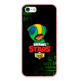 Чехол для iPhone 5/5S матовый с принтом BRAWL STARS LEON в Ухте, Силикон | Область печати: задняя сторона чехла, без боковых панелей | brawl stars | bull | colt | crow | leon | stars | берли | бо | брок | ворон | джесси | динамайк | дэррил | кольт | леон | мортис | нита | пайпер | пенни | поко | пэм | рикошет | спайк | фрэнк | шелли | эль примо