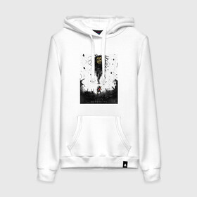 Женская толстовка с принтом DEATH STRANDING в Ухте, френч-терри, мягкий теплый начес внутри (100% хлопок) | карман-кенгуру, эластичные манжеты и нижняя кромка, капюшон с подкладом и шнурком | death | norman | reedus | sam briges | stranding | кодзима | леа сейду | лея | мадс | миккельсен | норман | ридус | сэм бриджес