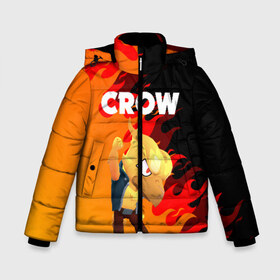 Зимняя куртка для мальчиков 3D с принтом BRAWL STARS CROW PHOENIX в Ухте, ткань верха — 100% полиэстер; подклад — 100% полиэстер, утеплитель — 100% полиэстер | длина ниже бедра, удлиненная спинка, воротник стойка и отстегивающийся капюшон. Есть боковые карманы с листочкой на кнопках, утяжки по низу изделия и внутренний карман на молнии. 

Предусмотрены светоотражающий принт на спинке, радужный светоотражающий элемент на пуллере молнии и на резинке для утяжки | android | brawl stars | colt | crow | games | leon | penny | poco. | shelly | spike | wanted | брав | бравл старс | звезды | игры | мобильные игры | старс