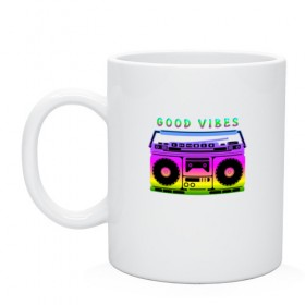 Кружка с принтом Boomboxes в Ухте, керамика | объем — 330 мл, диаметр — 80 мм. Принт наносится на бока кружки, можно сделать два разных изображения | Тематика изображения на принте: 80 | boomboxes | cyber | game | hotline | hotlinemiami | maiami | music | outrun | retro | retrowave | synth | synthwave | бумбокс | игра | кибер | магнитофон | плеер | ретро