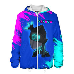 Мужская куртка 3D с принтом Brawl Stars в Ухте, ткань верха — 100% полиэстер, подклад — флис | прямой крой, подол и капюшон оформлены резинкой с фиксаторами, два кармана без застежек по бокам, один большой потайной карман на груди. Карман на груди застегивается на липучку | brawl | brawl stars | crow | leon | stars | бравл | бравл старс | браво старс | игра | компьютерная | кров | леон | онлайн | старс