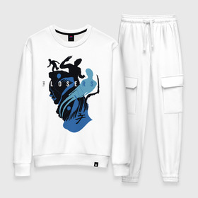 Женский костюм хлопок Losers: в Ухте, 100% хлопок | на свитшоте круглая горловина, мягкая резинка по низу. Брюки заужены к низу, на них два вида карманов: два