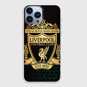 Чехол для iPhone 13 Pro Max с принтом Ливерпуль в Ухте,  |  | Тематика изображения на принте: liverpool | liverpool fc | ynwa | you never walk alone | ливерпуль | фан ливерпуля | фанатская | футбол | футболист | футбольный клуб | энфильд