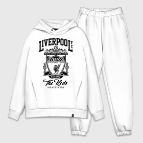 Мужской костюм хлопок OVERSIZE с принтом Ливерпуль в Ухте,  |  | liverpool | liverpool fc | ynwa | you never walk alone | ливерпуль | фан ливерпуля | фанатская | футбол | футболист | футбольный клуб | энфильд