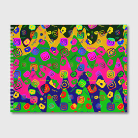 Альбом для рисования с принтом Instagram в Ухте, 100% бумага
 | матовая бумага, плотность 200 мг. | application | instagram | инстаграм | приложение