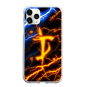 Чехол для iPhone 11 Pro матовый с принтом DOOM SLAYER в Ухте, Силикон |  | doom | doom eternal | thunder | дум | молнии | шторм