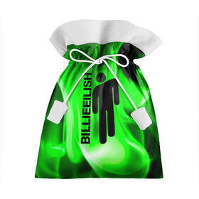Подарочный 3D мешок с принтом Billie Eilish. в Ухте, 100% полиэстер | Размер: 29*39 см | bili | billie eilish | били | билли айлиш | музыка
