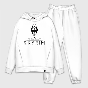 Мужской костюм хлопок OVERSIZE с принтом THE ELDER SCROLLS в Ухте,  |  | dovahkiin | dragonborn | fus ro dah | rpg | skyrim | tes | the elder scrolls | the elder scrolls skyrim | докавин | рпг | скайрим